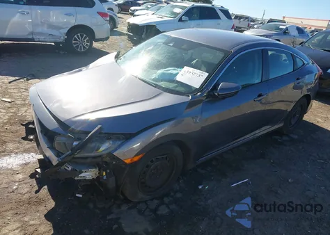 2019 Honda Civic Lx z USA, uszkodzony, nr VIN 19XFC2F64KE018309